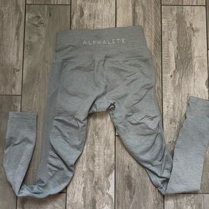 Grey alphalete leggings